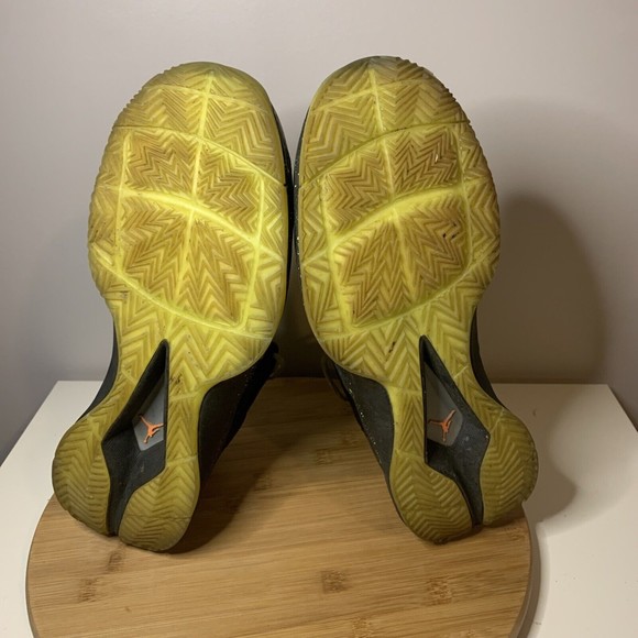 NIKE AIR JORDAN SUPER.FLY 2 Mens Size 11.5 Shoes BLACK Gray 640315-025 Sneakers - Picture 7 of 8